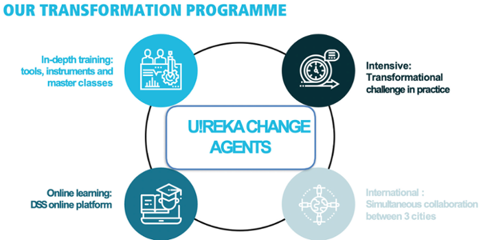 Chart of the transformation programme.