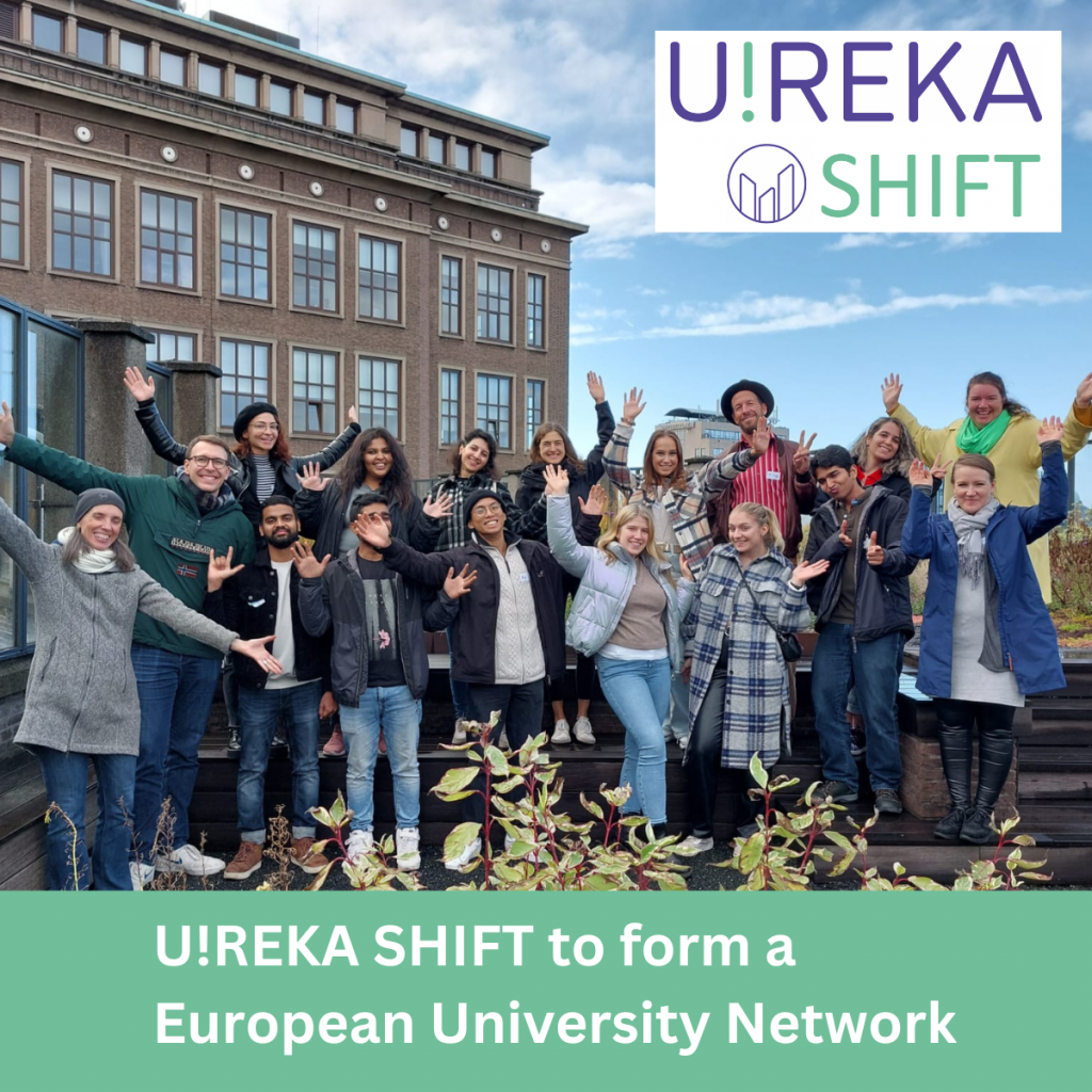 ureka shift logo and people