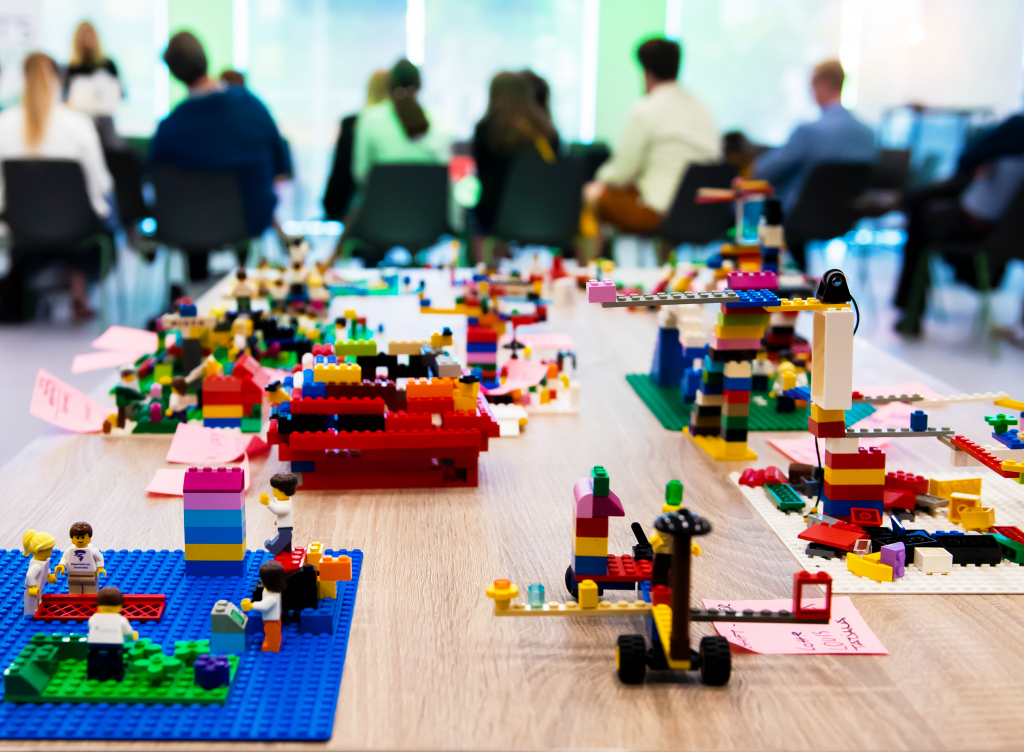 Lego building for imaginary future resilient cities